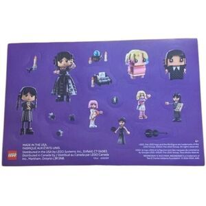 Lego Wednesday New Sticker Sheet Set 76781  76780 40750 Sheet NEW RARE Addams